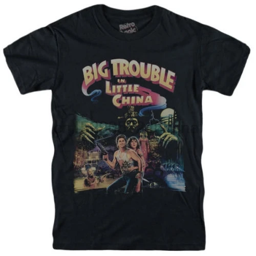 BIG TROUBLE IN LITTLE CHINA T shirt Grosso guaio town Kurt Russell Carpenter Short Sleeve T-Shirt Free Shipping
BIG TROUBLE IN LITTLE CHINA T shirt Grosso guaio town Kurt Russell Carpenter Short Sleeve T-Shirt Free Shipping