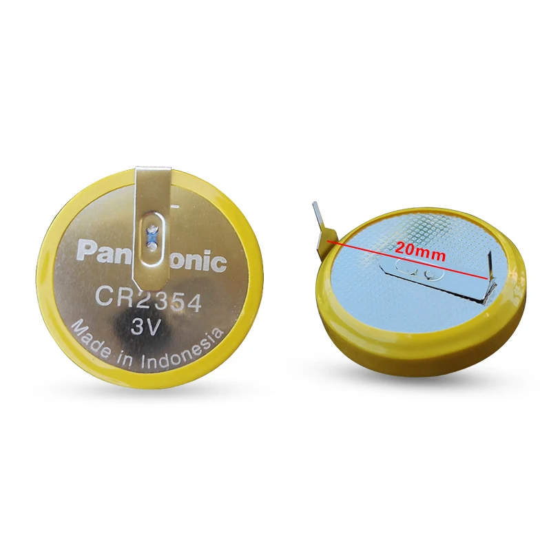 2pcs/lot Panasonic Car Remote Key CR2354 3V Button Battery with 2 Soldering Pins instrument and meter Lithium Batteries Cell
2pcs/lot Panasonic Car Remote Key CR2354 3V Button Battery with 2 Soldering Pins instrument and meter Lithium Batteries Cell