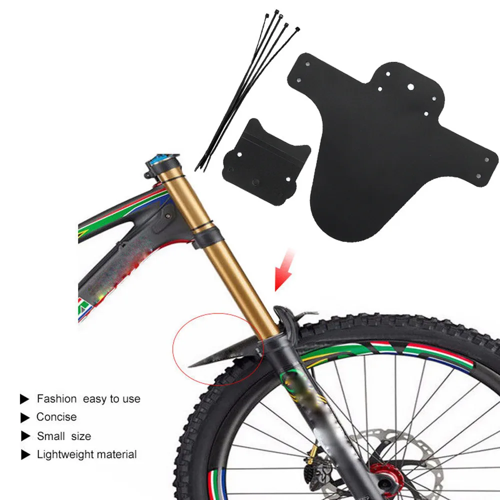 2019 Newly MTB Mudguard Bike Bicycle fender Front Back Mud Guard Marsh Fender Slim Fork Simple with Light weight | Спорт и