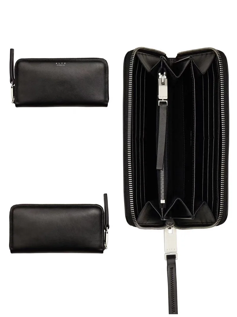 19SS New ALYX Black Wallet Street Unisex Multifunction Card Pack Hip Hop Series ALYX Zip Wallet
19SS New ALYX Black Wallet Street Unisex Multifunction Card Pack Hip Hop Series ALYX Zip Wallet