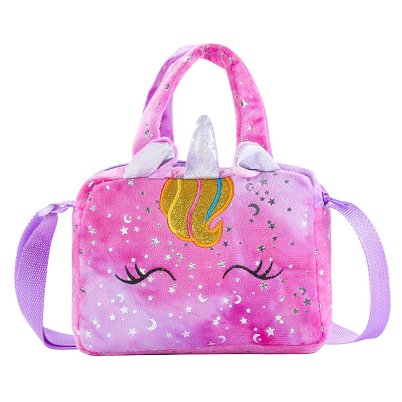 Soft Plush Unicorn Trendy Totes Bag For Kids Soft Plush Unicorn Trendy Totes Bag For Kids