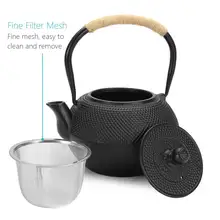 Tea-Pot Iron Japanese Infuser Boiling-Water-Oolong Stainless-Steel with