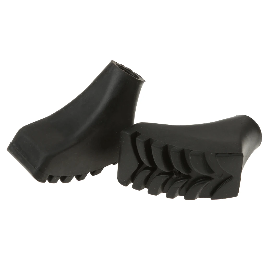 4x Walking Asphalt Pads Replacement Feet Walking Sticks Trekking Sticks Rubber Buffers