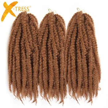 Medium Brown Red Pink Color 18inch Crochet Braids Afro Kinky Braiding Hair Jumbo Marley Braids Womens Synthetic Hair Extensions
Medium Brown Red Pink Color 18inch Crochet Braids Afro Kinky Braiding Hair Jumbo Marley Braids Womens Synthetic Hair Extensions