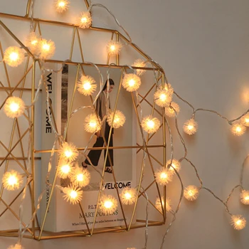 1.5-10m LED Lights String Holiday String Lights Christmas Tree Snowball Light String Home Garland Wedding Party Decoration Light
1.5-10m LED Lights String Holiday String Lights Christmas Tree Snowball Light String Home Garland Wedding Party Decoration Light