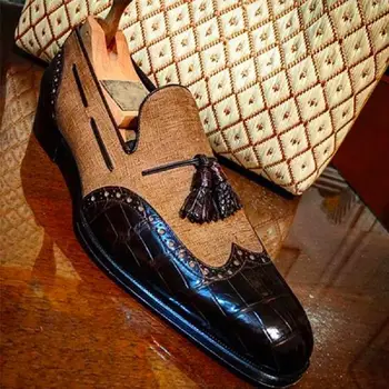 Men Genuine Casual Loafers Pu Leather Shoes Casual Shoes Dress Shoes Brogue Shoes Spring Classic Male Casual F449
Men Genuine Casual Loafers Pu Leather Shoes Casual Shoes Dress Shoes Brogue Shoes Spring Classic Male Casual F449