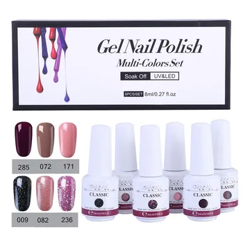 Nail Gel 6Pcs Gel Nail Polish Set UV LED Soak Off Gel Nail Art Kit Perfect Charm Color Delivery from us warehouse
Nail Gel 6Pcs Gel Nail Polish Set UV LED Soak Off Gel Nail Art Kit Perfect Charm Color Delivery from us warehouse