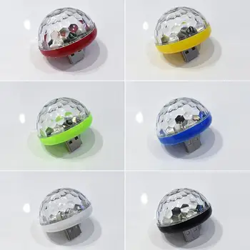 new Mini USB Disco Light LED Party Lights Portable Crystal Magic Ball Colorful Effect Stage Lamp For Home Party Karaoke Car lamp
new Mini USB Disco Light LED Party Lights Portable Crystal Magic Ball Colorful Effect Stage Lamp For Home Party Karaoke Car lamp