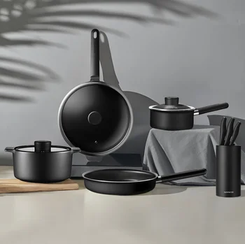 Modern Simple Kitchen Pot set Three Piece set Of Non Stick Pot For Aluminum Alloy Cooking Pots Set General Use Of Stoves
Modern Simple Kitchen Pot set Three Piece set Of Non Stick Pot For Aluminum Alloy Cooking Pots Set General Use Of Stoves