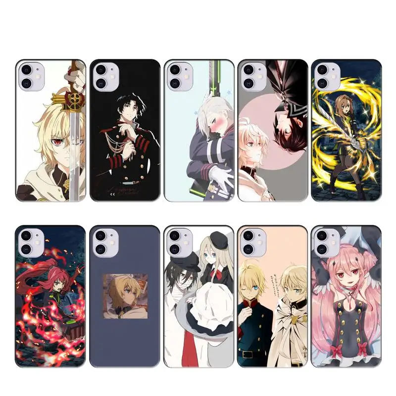 Comics Seraph of the end Fundas Coque Case for IPhone 12 11 Pro Max X XS XR 7 8 6s Plus SE 2020 Cover Accessories
Comics Seraph of the end Fundas Coque Case for IPhone 12 11 Pro Max X XS XR 7 8 6s Plus SE 2020 Cover Accessories