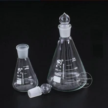 50ml to 1000ml Lab Borosilicate Glass Erlenmeyer Conical Flask with #19 #24 #29 #34 Ground-in Stopper
50ml to 1000ml Lab Borosilicate Glass Erlenmeyer Conical Flask with #19 #24 #29 #34 Ground-in Stopper