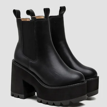 Brand New 2020 autumn winter fashion leisure square high heels platform height comfortable ankle boots shoes women 
Brand New 2020 autumn winter fashion leisure square high heels platform height comfortable ankle boots shoes women