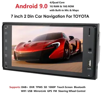 Ouad Core 2Din Car Android 9.0 Radio Multimedia Player for Toyota Rav4 /Terios/Camry 1G RAM 16G ROM GPS Navigation DSP USB
Ouad Core 2Din Car Android 9.0 Radio Multimedia Player for Toyota Rav4 /Terios/Camry 1G RAM 16G ROM GPS Navigation DSP USB