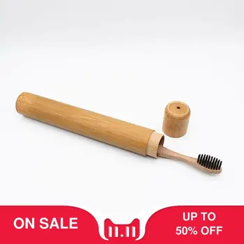 Portable Natural Bamboo Toothbrush Case Natural Environmental Protection Handmade Toothbrush Tube Travel Eco Friendly Hand Made
Portable Natural Bamboo Toothbrush Case Natural Environmental Protection Handmade Toothbrush Tube Travel Eco Friendly Hand Made