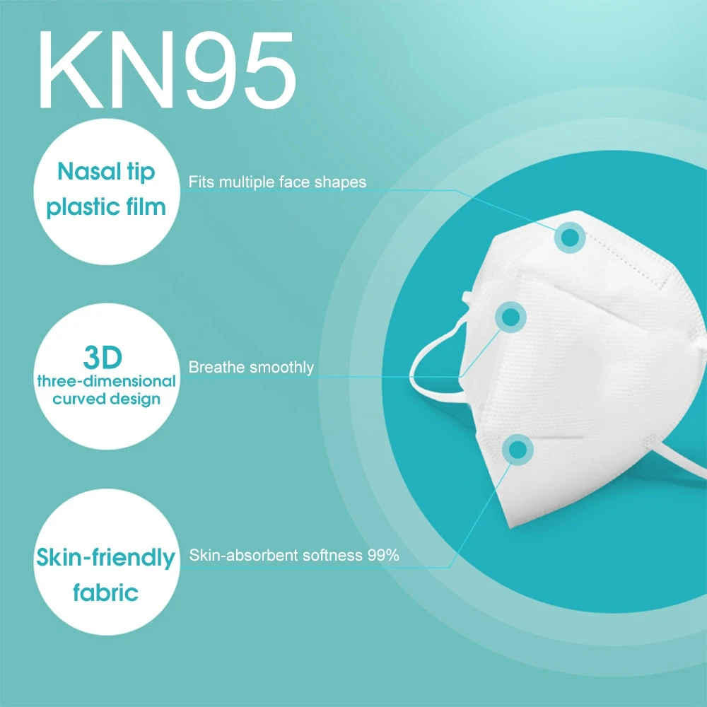 100Pcs Reusable KN95 Respirator Mask CE Certification Face Protection Breathable Anti Dust KN95 Masks Features As KF94 FFP3 FFP2
100Pcs Reusable KN95 Respirator Mask CE Certification Face Protection Breathable Anti Dust KN95 Masks Features As KF94 FFP3 FFP2