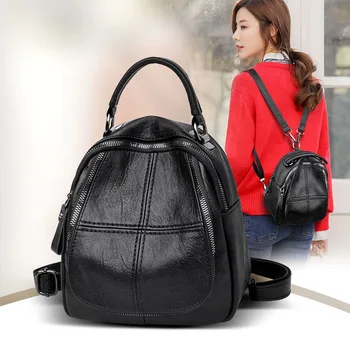2020 New Women's Backpack Street Trend Mini PU Nylon Wild Multi-function Small Fresh Small Backpack
2020 New Women's Backpack Street Trend Mini PU Nylon Wild Multi-function Small Fresh Small Backpack