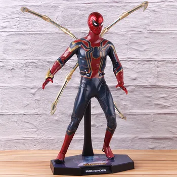 

Hot Toys Avengers Infinity War Iron Spider SpiderMan Peter Parker PVC Spider-Man Action Figure Collectible Model Toy Gift Boy