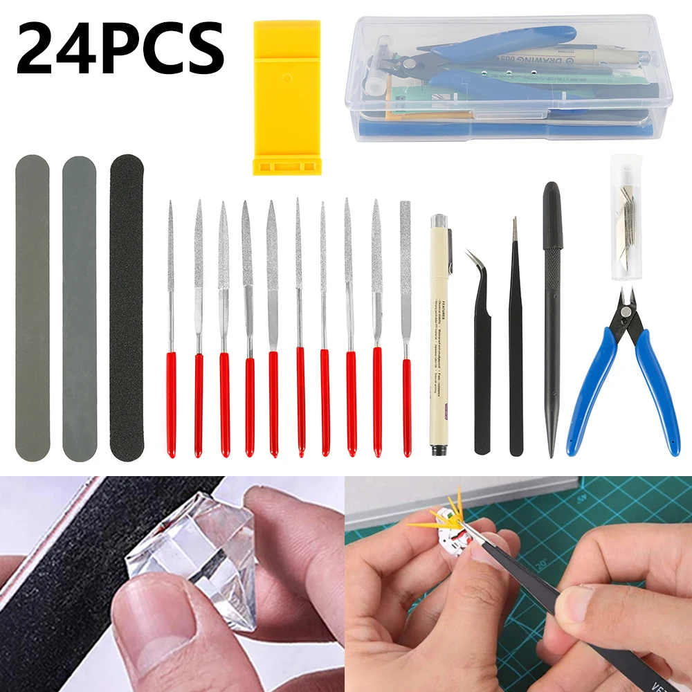 Modeling Tool Set Cutting Mat Sharpening Machine Grinding Cutting Polishing Tool Kit for Gundam Hobby Model DIY Accessories
Modeling Tool Set Cutting Mat Sharpening Machine Grinding Cutting Polishing Tool Kit for Gundam Hobby Model DIY Accessories