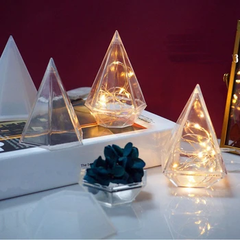 1pcs DIY Cutting Shape Diamond Storage Box Mold Epoxy Resin Molds For Jewelry Transparent Silicone Mould Resin Decorative Craft
1pcs DIY Cutting Shape Diamond Storage Box Mold Epoxy Resin Molds For Jewelry Transparent Silicone Mould Resin Decorative Craft