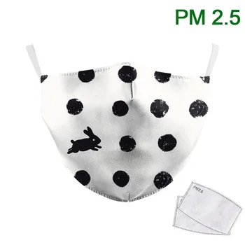 Cute Black Spot Print Face Masks Rabbit Waterable Fabric Masks PM2.5 Protective Dust Masks Adjustable Reusable Mouth-muffle
Cute Black Spot Print Face Masks Rabbit Waterable Fabric Masks PM2.5 Protective Dust Masks Adjustable Reusable Mouth-muffle