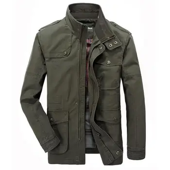 Jacket Men Causal Cotton Windbreaker Long Jackets Mens Military Outwear Flight Jacket Plus Size 7xl Men 'S Trench Pocket Coats
Jacket Men Causal Cotton Windbreaker Long Jackets Mens Military Outwear Flight Jacket Plus Size 7xl Men 'S Trench Pocket Coats