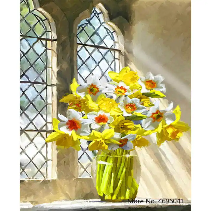 Painting By Numbers Frameworks Coloring By Numbers Home Decor Pictures Flowers Vase Decorations RSB8406
Painting By Numbers Frameworks Coloring By Numbers Home Decor Pictures Flowers Vase Decorations RSB8406