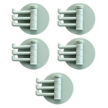 5pcs Wall Mounted Towels Keys Home Space Saving Seamless Adhesive Kitchen Bathroom Easy Install Hanging Door Rotating Hook ABS
5pcs Wall Mounted Towels Keys Home Space Saving Seamless Adhesive Kitchen Bathroom Easy Install Hanging Door Rotating Hook ABS