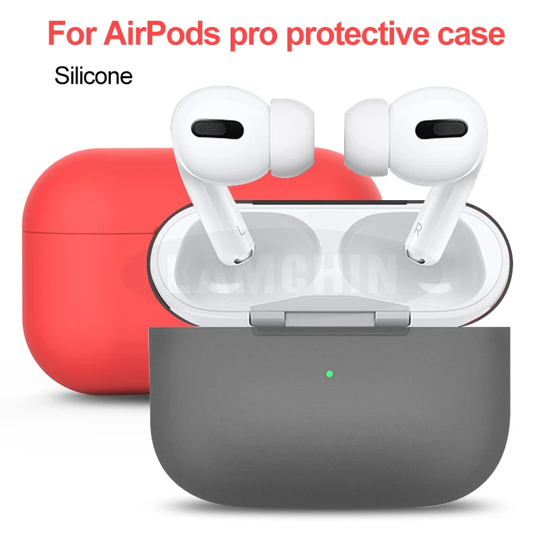 New Silicone Case For Apple Airpods pro Cases Protective Cover TWS Bluetooth Earphone Soft Silicone Cover For Airpods Pro
New Silicone Case For Apple Airpods pro Cases Protective Cover TWS Bluetooth Earphone Soft Silicone Cover For Airpods Pro