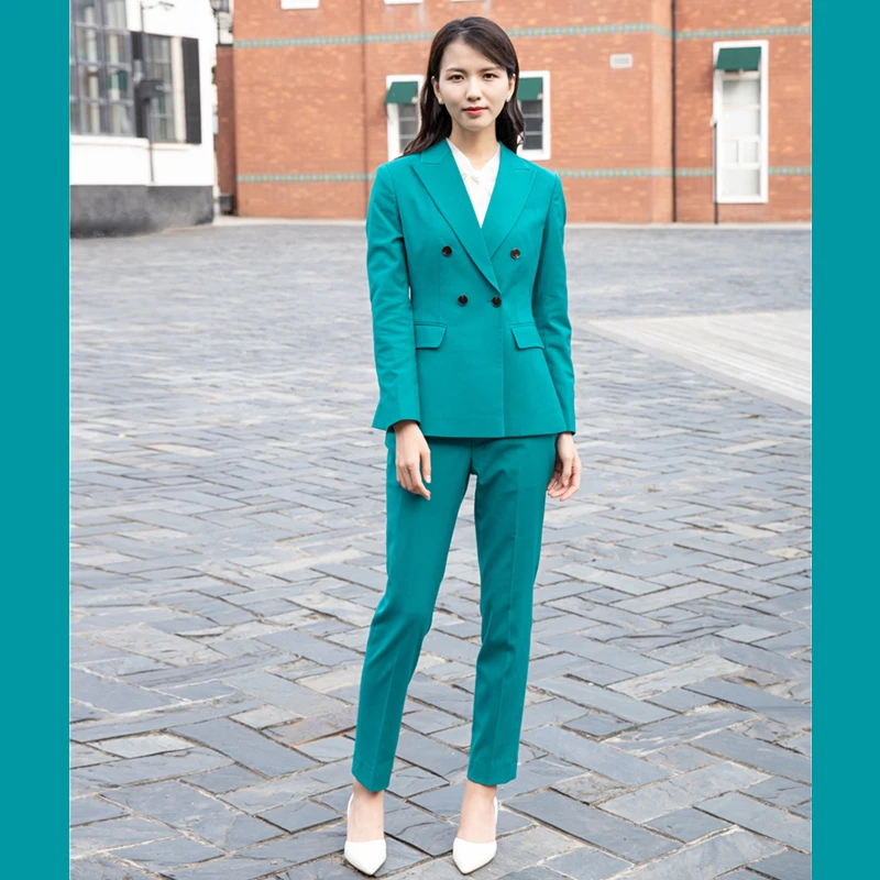 Fashion Work Pant Suits For Women Business Lady Office Uniforms Female 2 Pieces Set Blazer Jacket Trousers Spring Autumn
Fashion Work Pant Suits For Women Business Lady Office Uniforms Female 2 Pieces Set Blazer Jacket Trousers Spring Autumn