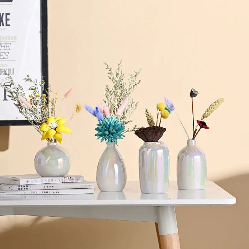 Home Decoration Accessories Creative Ceramic Flower Arrangement Decoration Home Decoration Pearl White Ceramic Dried Flower Vase
Home Decoration Accessories Creative Ceramic Flower Arrangement Decoration Home Decoration Pearl White Ceramic Dried Flower Vase