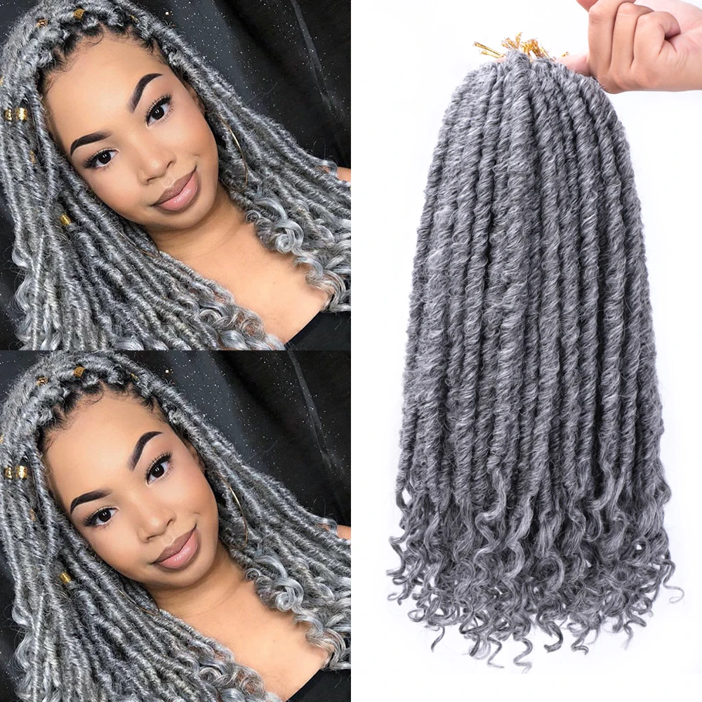 Modern Queen 20'' Goddess Faux Locs Crochet Hair Extensions Synthetic Crochet Braids Dread Locs Curly Hair Braiding Hair
Modern Queen 20'' Goddess Faux Locs Crochet Hair Extensions Synthetic Crochet Braids Dread Locs Curly Hair Braiding Hair