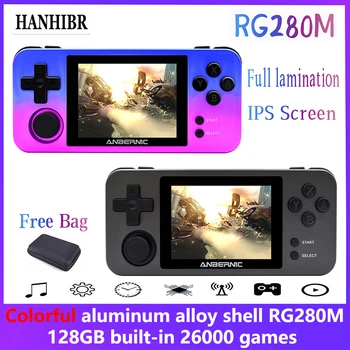 ANBERNIC NEW RG280M Retro MINI Games 2.8 inch IPS Video games Handheld game console 64Bit PS1 emulator consola portatil RG280
ANBERNIC NEW RG280M Retro MINI Games 2.8 inch IPS Video games Handheld game console 64Bit PS1 emulator consola portatil RG280
