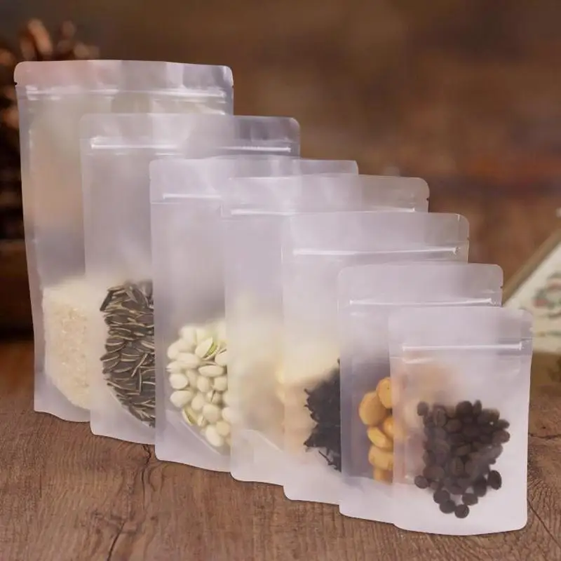50pcs! Reusable ziplock snack bag zero waste self-supporting large capacity food wrap containers sealable plastic packaging
50pcs! Reusable ziplock snack bag zero waste self-supporting large capacity food wrap containers sealable plastic packaging
