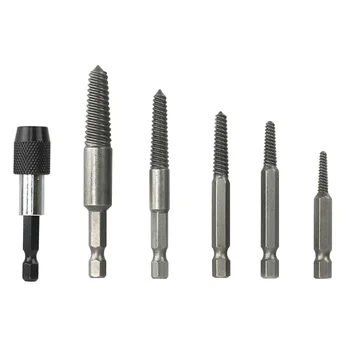 6pcs/set Speed Out Hand Tool Durable Accessories Guide Stud Home DIY Broken Bolt Drill Bits Remover Damaged Screw Extractor
6pcs/set Speed Out Hand Tool Durable Accessories Guide Stud Home DIY Broken Bolt Drill Bits Remover Damaged Screw Extractor