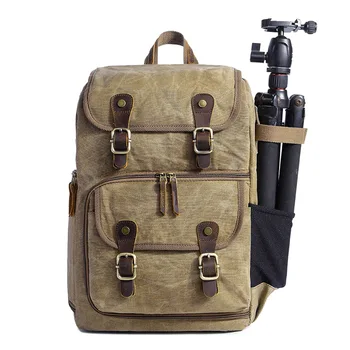 2020 New New Camera SLR Shoulder Photography Backpack Waterproof Large Capacity Wax Dye Canvas Backpack Student Travel Bag 
2020 New New Camera SLR Shoulder Photography Backpack Waterproof Large Capacity Wax Dye Canvas Backpack Student Travel Bag