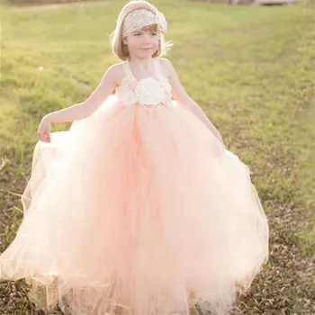 Baby Girls Peach Lace Flower Tutu Dress Kids Crochet Tulle Strap Dress Ball Gown with Hairbow Children Party Costume Dresses
Baby Girls Peach Lace Flower Tutu Dress Kids Crochet Tulle Strap Dress Ball Gown with Hairbow Children Party Costume Dresses