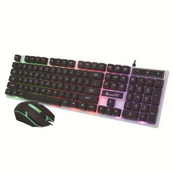 Non-Slip Backlight Computer Keyboard And Mouse Set USB Cable Lighting Game Keyboard Set
Non-Slip Backlight Computer Keyboard And Mouse Set USB Cable Lighting Game Keyboard Set
