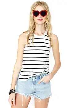 5268 Black And White Stripes before Long after Short Irregular Slit-Crew Neck Sleeveless Vest 2020 New
5268 Black And White Stripes before Long after Short Irregular Slit-Crew Neck Sleeveless Vest 2020 New