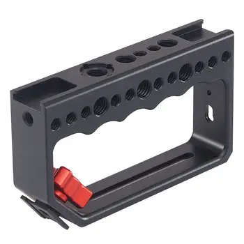 Camera Grip 1/4 Inch Screw Holes Video Stabilizing Rig for Camera Cage Monitor
Camera Grip 1/4 Inch Screw Holes Video Stabilizing Rig for Camera Cage Monitor