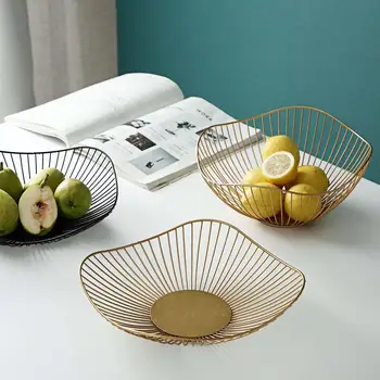 Creative Irregular Desktop Fruit Basket Kitchen Iron Snacks Candy Storage Basket Drainer Fruit Plate Table Sundries Organizer
Creative Irregular Desktop Fruit Basket Kitchen Iron Snacks Candy Storage Basket Drainer Fruit Plate Table Sundries Organizer