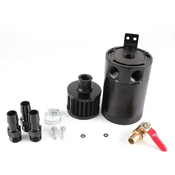 Compact Baffled Oil Catch Can 2-Port 2-hole Ventilating Oil Can Waste Gas Waste Oil Recovery Pot Car Accessories
Compact Baffled Oil Catch Can 2-Port 2-hole Ventilating Oil Can Waste Gas Waste Oil Recovery Pot Car Accessories