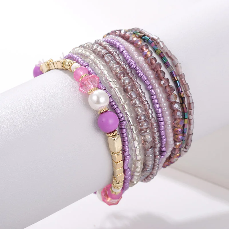 10 Pcs/Set Bohemian Beaded Bracelets for Women Multilayer Stretch Stackable Bracelet Set Multicolor Beads Strand Jewelry Gift
10 Pcs/Set Bohemian Beaded Bracelets for Women Multilayer Stretch Stackable Bracelet Set Multicolor Beads Strand Jewelry Gift