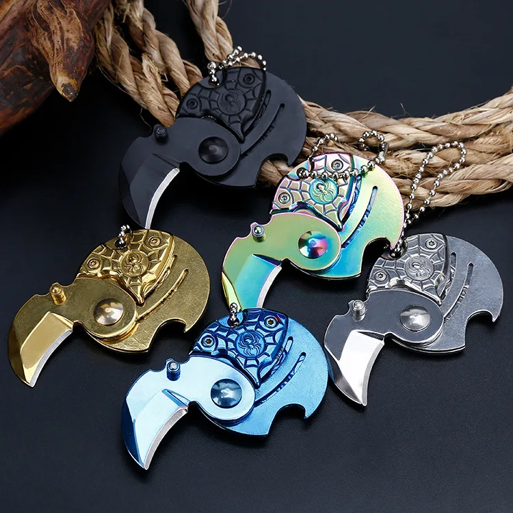 Creative Mini Round Coin Folding Knife 58HRC Portable Keychain Pendant Pocket Knife Outdoor Survival EDC Tool Fruit Knife
Creative Mini Round Coin Folding Knife 58HRC Portable Keychain Pendant Pocket Knife Outdoor Survival EDC Tool Fruit Knife