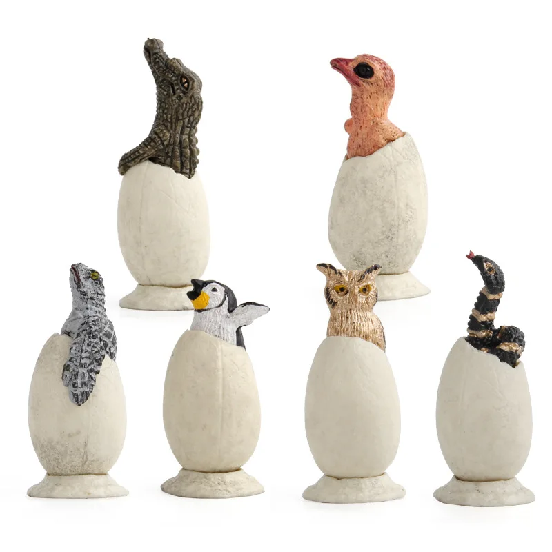 Action Figure Animal Egg Hatching Simulation Model Hand-painted PVC Plastic Turtle Owl Snake Crocodile Penguin Toys For Children
Action Figure Animal Egg Hatching Simulation Model Hand-painted PVC Plastic Turtle Owl Snake Crocodile Penguin Toys For Children
