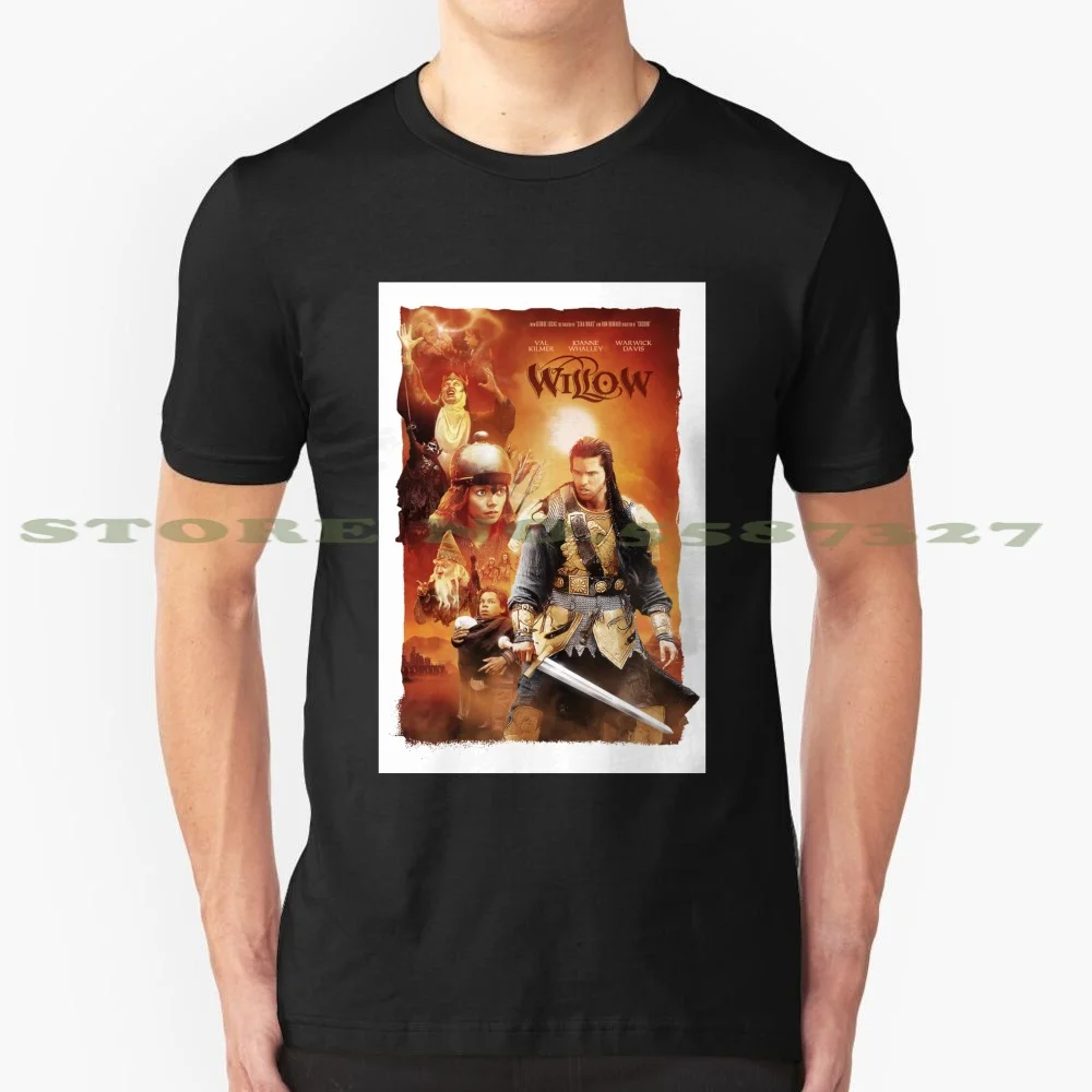 Модная Винтажная футболка с рисунком ивы футболки изображением вэль килмера
