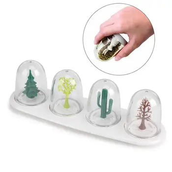 4Pcs Multi-purpose Lovely Animal Plant in Dome Kitchen Gadgets Spice Pepper Shaker Spice Jar Seasoning Can Salt Sugar Bottle
4Pcs Multi-purpose Lovely Animal Plant in Dome Kitchen Gadgets Spice Pepper Shaker Spice Jar Seasoning Can Salt Sugar Bottle
