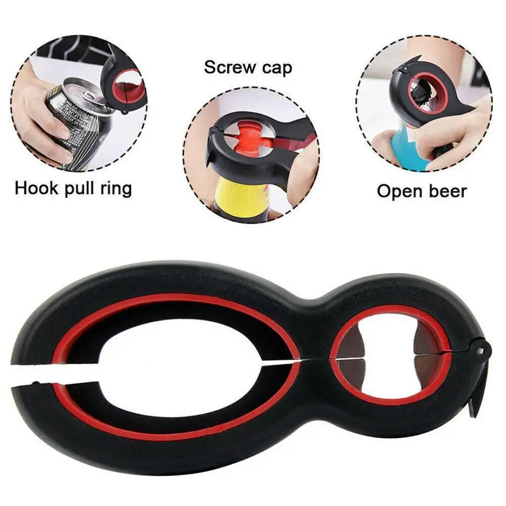 Six-in-One Can Opener Stainless Steel Multi-Function Kitchen Opener Can Beer Bottle Gadget Opener W6Q9
Six-in-One Can Opener Stainless Steel Multi-Function Kitchen Opener Can Beer Bottle Gadget Opener W6Q9