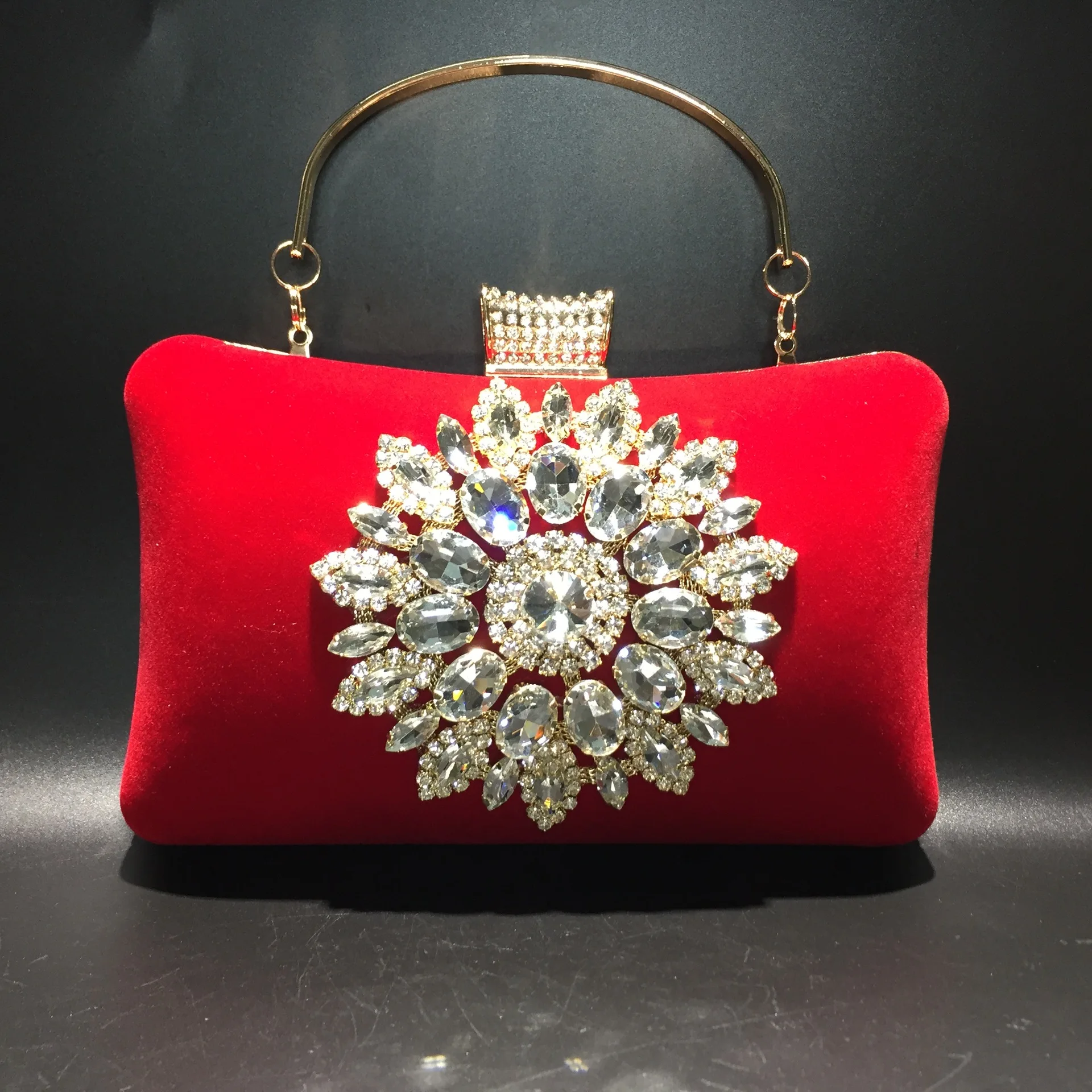 Diamond Evening Bag Sunflower Accessories Banquet Bride Handbag Velvet Diamond WOMEN'S Bag Chain Bag
Diamond Evening Bag Sunflower Accessories Banquet Bride Handbag Velvet Diamond WOMEN'S Bag Chain Bag