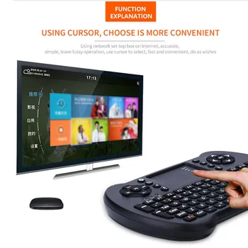 2.4G Mini USB Wireless English Version Keyboard Touchpad & Air Fly Mouse Remote Control for Android Windows TV Box Smart Phone
2.4G Mini USB Wireless English Version Keyboard Touchpad & Air Fly Mouse Remote Control for Android Windows TV Box Smart Phone
