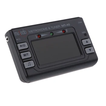 Plastic LCD Display Tuner Metronome Black for Guitar Violin Ukulele Cello Parts MT-40 
Plastic LCD Display Tuner Metronome Black for Guitar Violin Ukulele Cello Parts MT-40